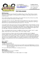 Potty Training Agreement