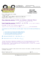 2024-2025 Infant/Toddler Enrollment Contract